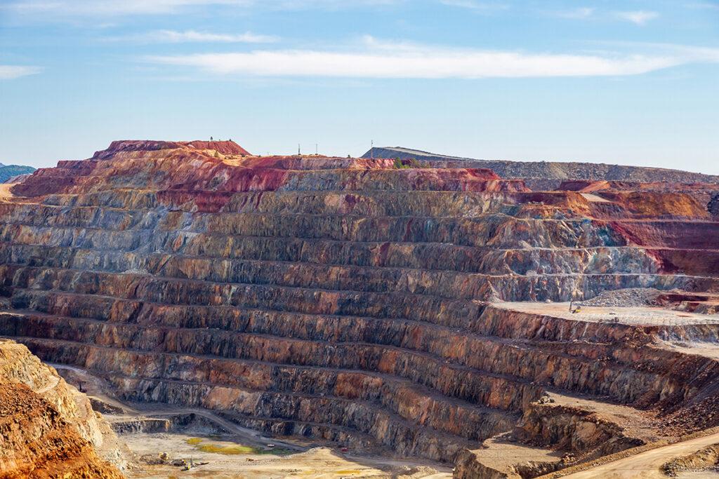 Rio Tinto Mining Open Pit Terraces Huelva